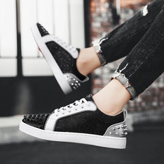 Sneakers Leather Skateboard Shoe