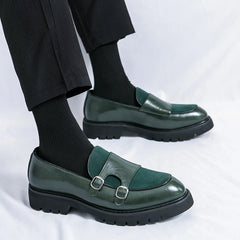 Leather Loafers Low Cut Daily Men's Driving Shoes Non Slip