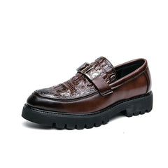 British Street Style Leather Loafers
