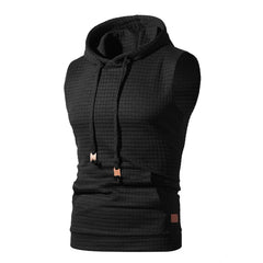 No Sleeve Retro Casual Knitted Pullover Men Wild Slim Knitting Sweaters