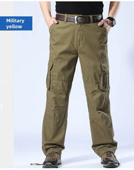 Sweatpants Multipocket Loose Fit Wear Resistant Work Pants