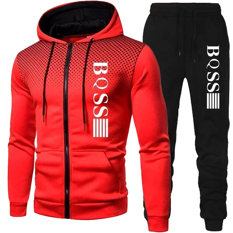Sweatshirt Suit Hoodie and Pants Suit Two Piece Set