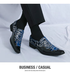 Loafers Fashion Tiger Gold metal Men Flats Shoe