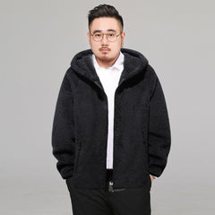 Hooded Solid Soft Cold-proof Thermal Warm Bomber Jackets