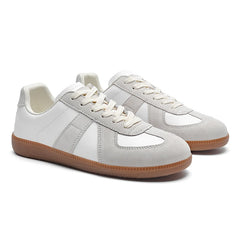 Sneakers unisexe en cuir véritable: chaussures décontractées pour hommes et femmes