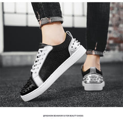 Sneakers Leather Skateboard Shoe