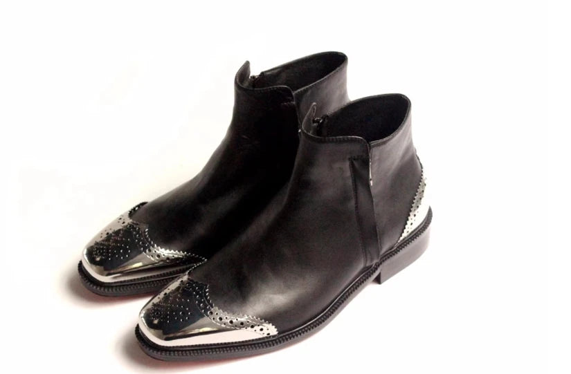 Genuine Leather Boots Short designer Boots