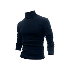 Cotton Half High Neck Base Sweater