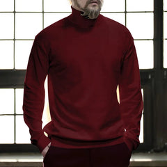 Cotton Half High Neck Base Sweater