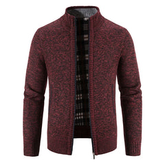 Sweater Jacket  Cold Coat Fleece Zipper Cardigan