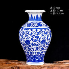 VASE BLEU DECORATIF