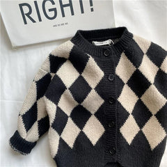 Woolen Sweater Cotton Knitting Cardigan Warm Thicken Velvet