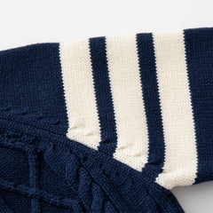 Sweater Long Sleeve Round Neck Knitted