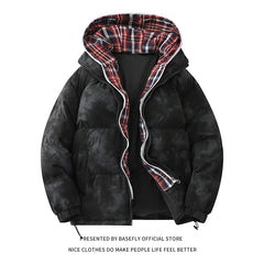 Unisex Hooded Thick Bomber Puffer Soft Jacket