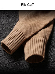 Military Sweater 100% Cotton Round Neck Tactical Knitted Pullover Vintage US Air Force Patch Casual Knitwear