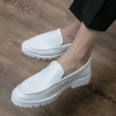 Handmade Soft Leather  Loafers Shoes Shoes Breathable