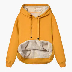 Hooded Plush Coat Fleece Hoodies Sweatshirt Long Sleeve Jacket