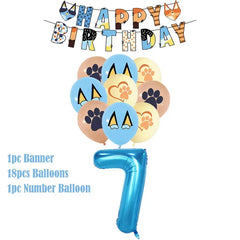 kids Birthday Party Decoration Supplies Tableware Plate Cup Napkin Tablecloth Cake Topper Balloon Banner Birthday Party Favors