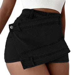 Stretch Skinny Ripped Hole Washed Denim Pants