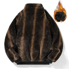 Retro Brown Thicken Warm Coat