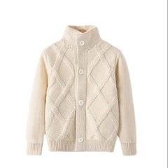 Toddler Boys Knitwear Long-Sleeve Cotton Cardigans