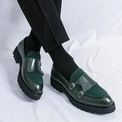 Leather Loafers Low Cut Daily Men's Driving Shoes Non Slip