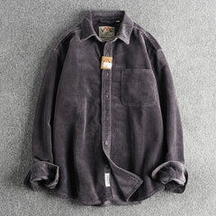 American Khaki Washed Long Sleeve Cotton Shirt