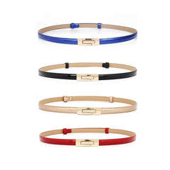 Ceinture en cuir verni