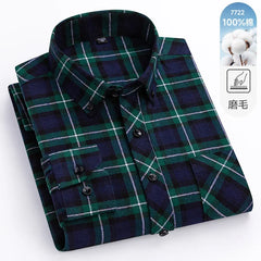 Flannel Plaid Long Sleeve Shirts