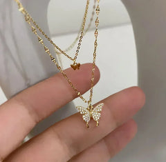 Double Layer Snake Chain Necklaces