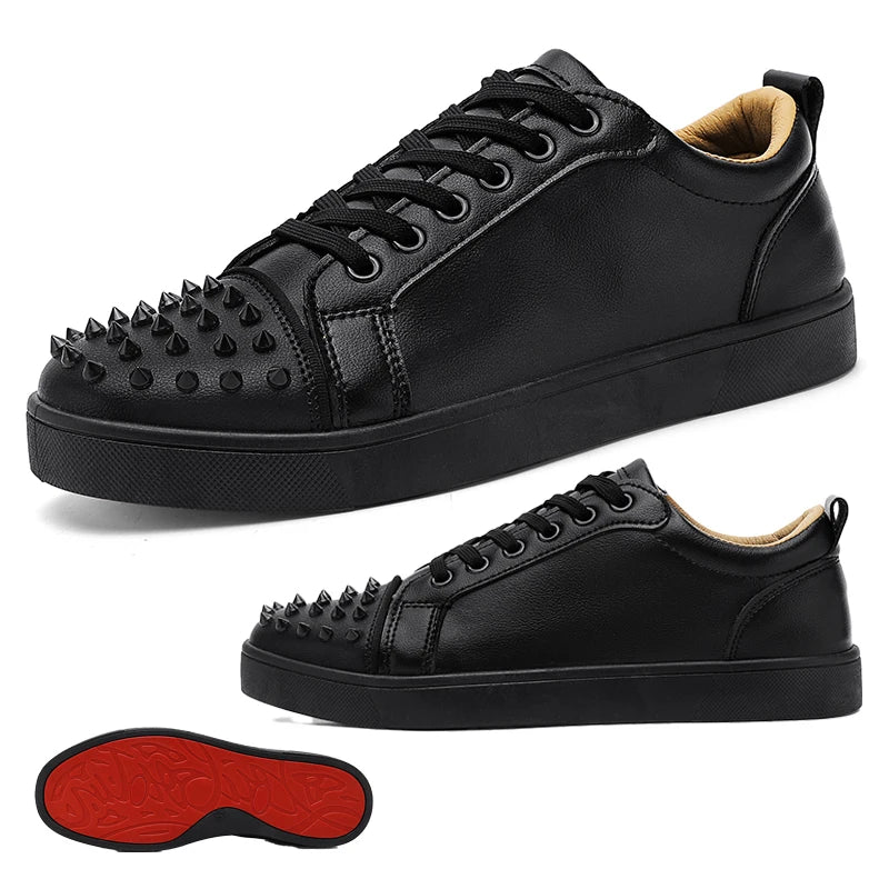 Leather Sneakers Shoes