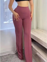 Women's Slim Bell-Bottoms Trousers
