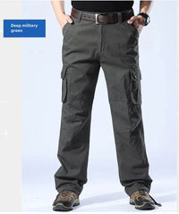 Sweatpants Multipocket Loose Fit Wear Resistant Work Pants