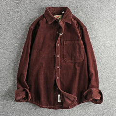 American Khaki Washed Long Sleeve Cotton Shirt