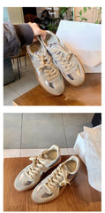 Vintage Wind Genuine Leather Board Shoes