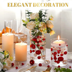 100Pcs DIY Floating Pearl Vase Filler, Decor for Desk Decoration, Party, Gift for Friend