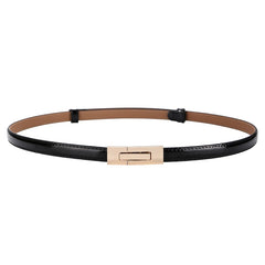 Ceinture en cuir verni