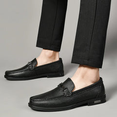 Slip-On Mocasines Hombre Leather Loafers Shoes  Loffers  Big Size 47 48