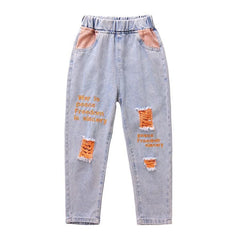 Fashion Jeans Spring Summer and Autumn Soft Casual Boutique Cotton