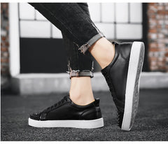 Sneakers Leather Skateboard Shoe