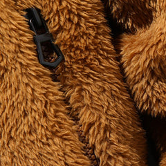 Hooded Solid Soft Cold-proof Thermal Warm Bomber Jackets