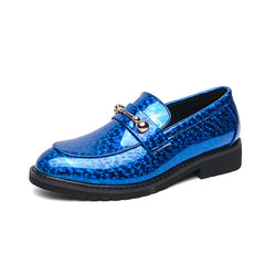 Glossy Leather  High-end Banquet  Loafers Shoes