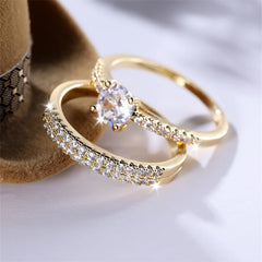 Antique Classic Ring Set 2pcs