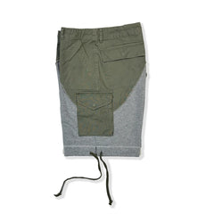 Army Patchwork Shorts Multi Pockets Cargo Shorts