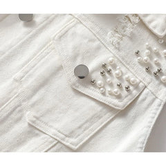 Colorful Denim Vest Women Jeans