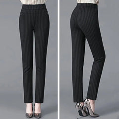 High Waist Casual Stretch Pockets Solid Color Match Top Slim Fit