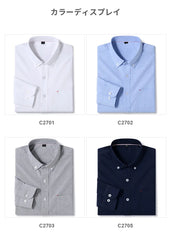 Classic fit fashion 100%Cotton long-sleeve shirt pocket slim fit