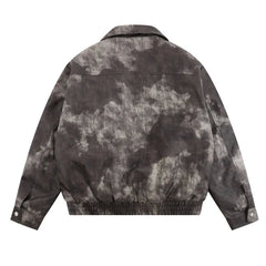 Vintage Pu Leather Jackets Cotton Lined Thermal