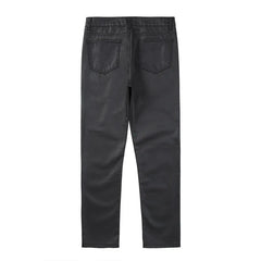 Cotton Tide Niche Wax Denim Pants