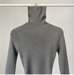 Cotton BTurtleneck Solid Knitwear Knitted Bodysuits